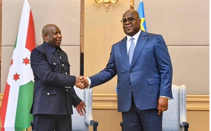 RDC – Burundi : Le président Félix Tshisekedi et celui du Burundi veulent créer des agences bancaires pour les transactions entre leurs deux pays.