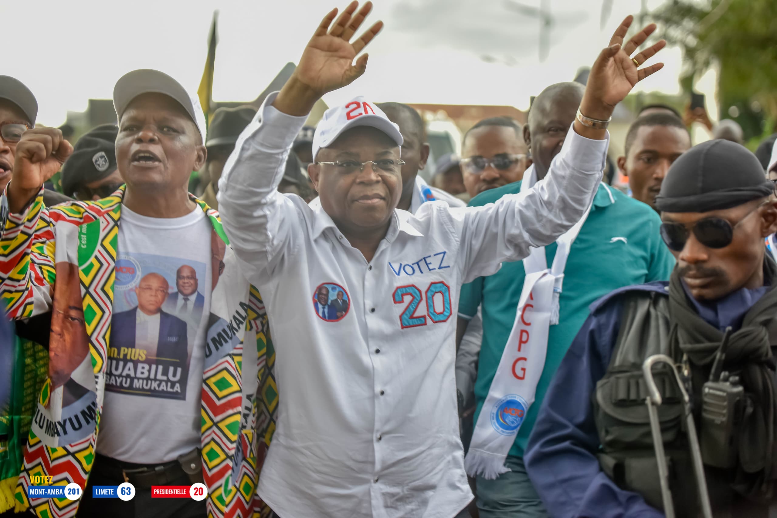 Pius Mwabilu est arrivé à Mbujimayi pour battre la campagne de Félix Tshisekedi.