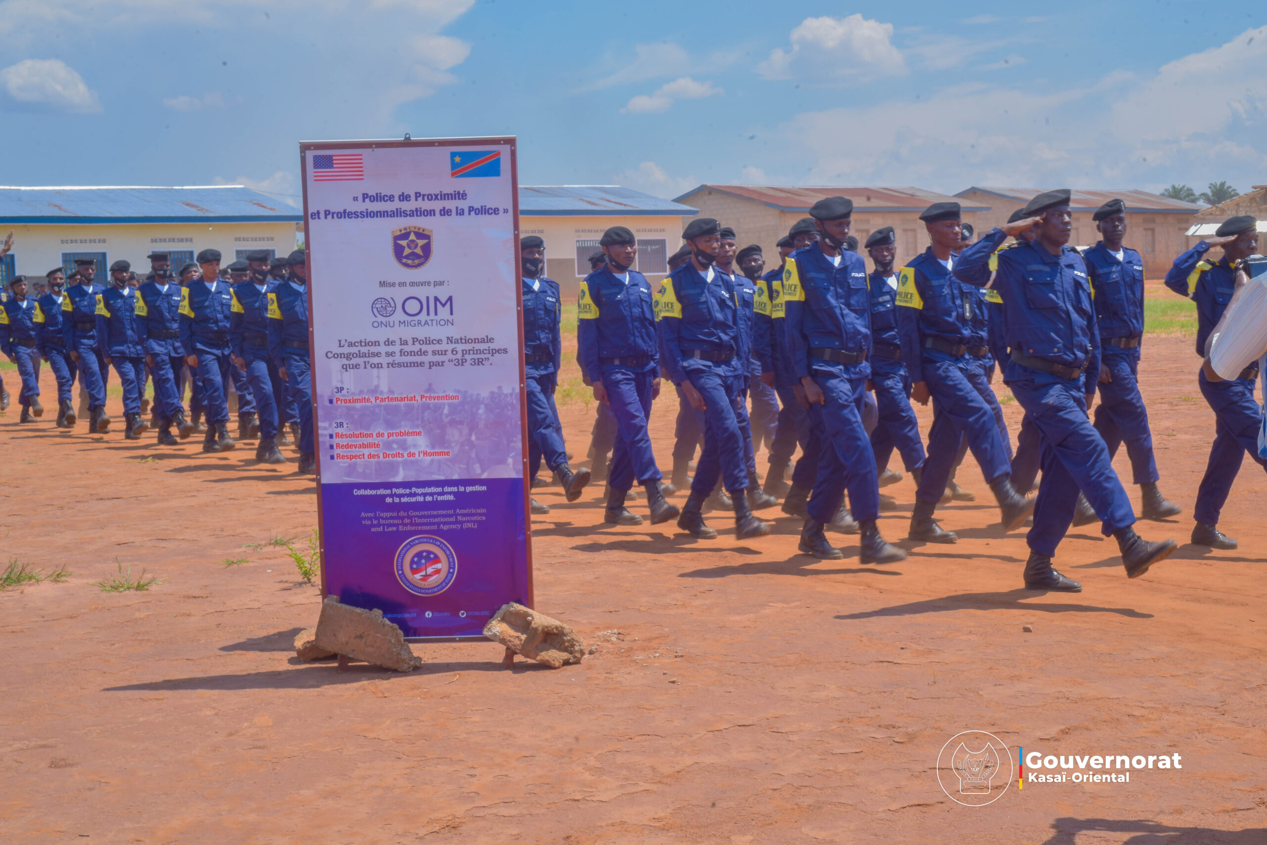 Kasaï Oriental: Clôture à Tshipuka de la formation de 231 agents sur la police de proximité.