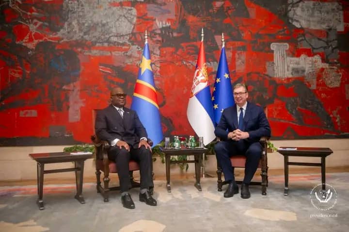 Belgrade : Félix Tshisekedi reçu par le Président serbe Aleksander vučić.
