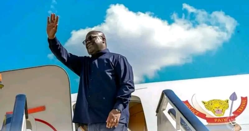 Mission Accomplie : Félix Tshisekedi regagne Kinshasa après une itinérance fructueuse à Kananga