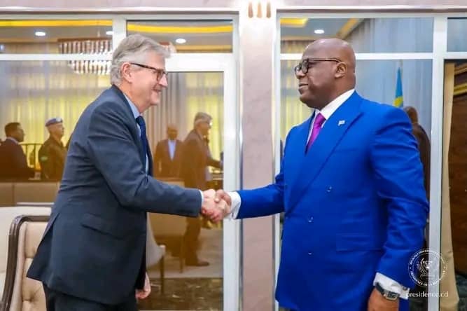 RDC : Felix Tshisekedi et Jean-Pierre Lacroix échangent sur la paix